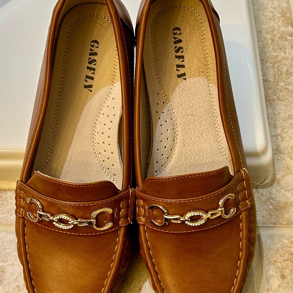 Women's Brown (Saddle) Loafers 9.5W